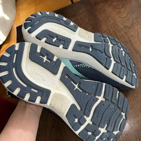 Brooks Ghost 14 Running Shoes Blue Womens Sz 9 - Picture 8 of 10